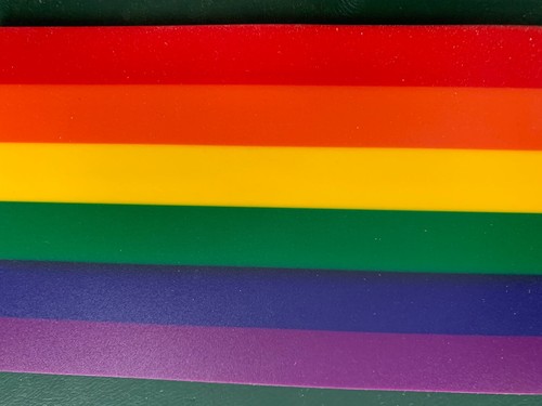 Rainbow gay pride flashing - gay,