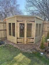 Garden corner summer house - corner,