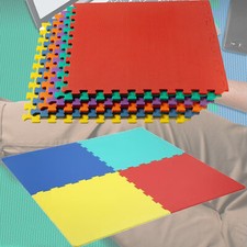 Thick Multicolor Gym Flooring Interlocking Floor Mat EVA Soft Foam Yoga 60x60cm
