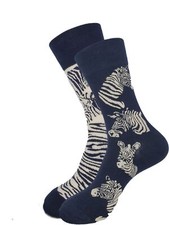Adult -  Ziggy Zebra Odd Socks