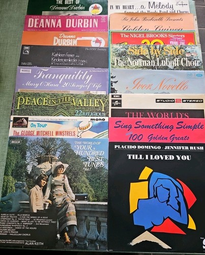 Job lot records - lp, from