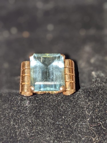 18ct yellow gold - yellow, marine