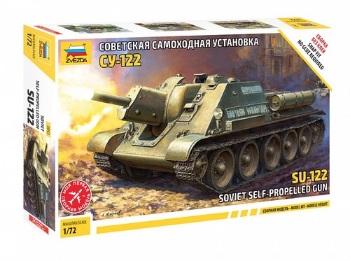 Zvezda soviet 122 - 1/72, tank