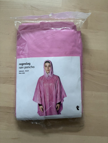 Regnslag hooded pvc rain - pvc,