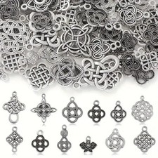 50pcs Celtic Knot Charms Metal