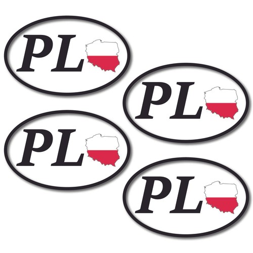 Country stickers 4pcs 8x5cm - 4pcs,
