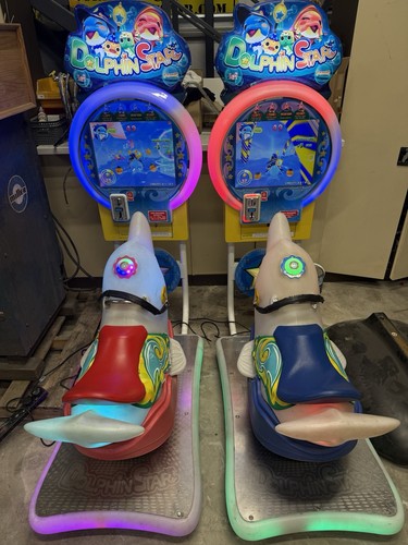 Dolphin star kids kiddie ride - kids,