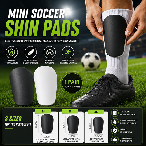 Wear resistant mini shin - shin, pads