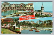R799091 Greetings From Exmouth Boating Pool E T W Dennis Scarborough London Mult