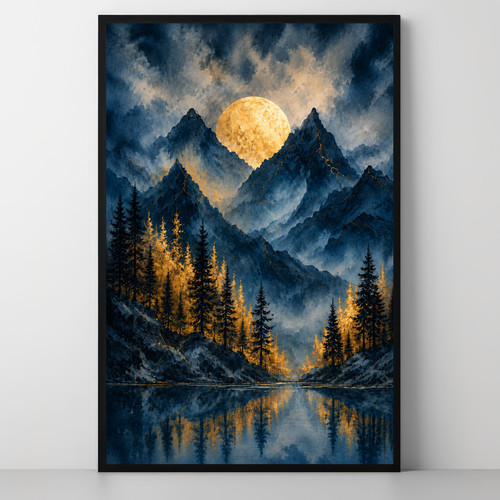Surreal blue gold - surreal, &