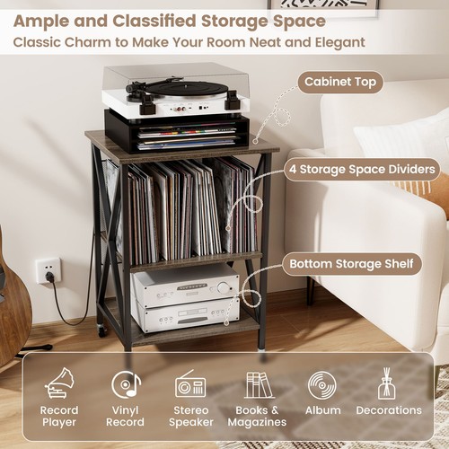 Turntable stand vinyl storage - stand,