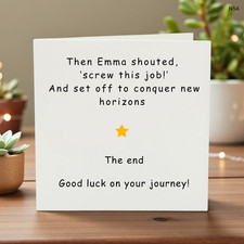 "Funny Career Change Good Luck