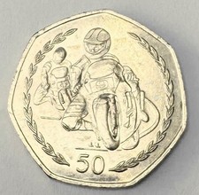 Isle Of Man TT 1997 50p Coin