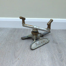 Vintage Cooper Stewart Rain King garden lawn water sprinkler. WORKING  - SPINS