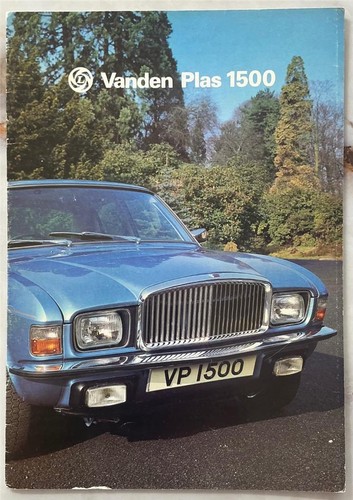 Vanden plas 1500 - 1500, car