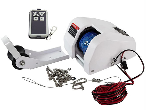 Electric anchor winch - anchor, with