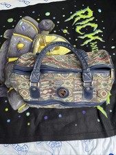 Hawa Vintage Tapestry Carpet Style PVC Bag Holdall Travel Original Retro