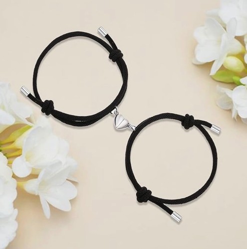 Magnetic bracelets couple - magnetic, bracelets,