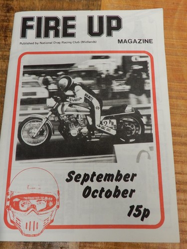 Drag racing fire magazine - racing,
