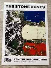 THE STONE ROSES promo poster - “I Am The Resurrection.” - music band memorabilia