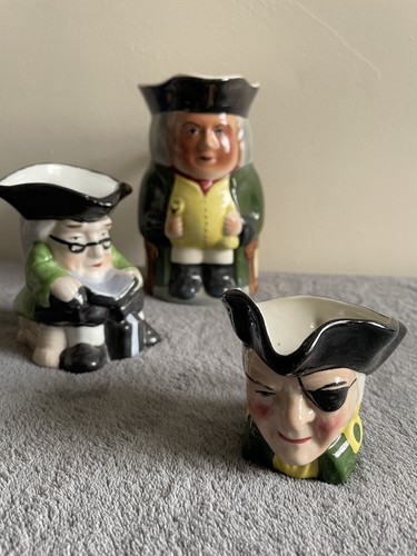 Toby jugs three - toby, vintage