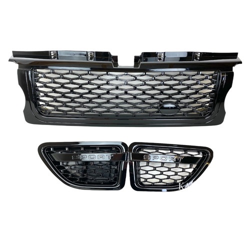 Black grille matching - black, side