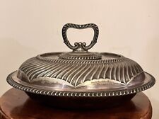 Antique 19th Century Sheffield Silver Plated Entree Serving Dish Lee & Wigfull