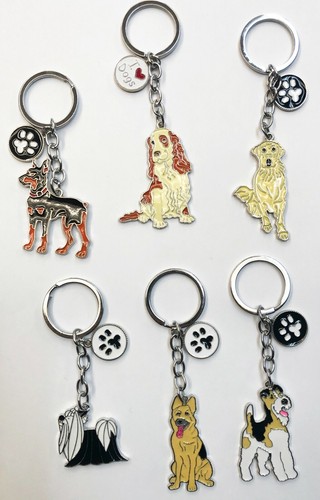 Dog keyring key - dog,