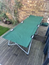 Single Camping Bed Folding HiGear Green Fishing Bed Hiking Bed