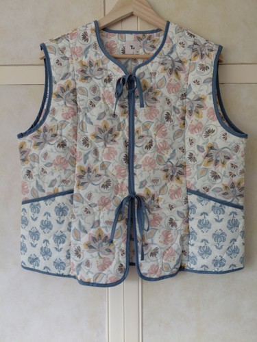 Ladies quilted gilet - tu,