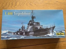 Heller 1:400 Torpedoboot Plastic Model Kit  Unassembled Vintage Naval Ship 81001