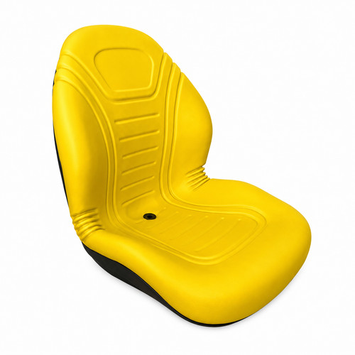 Yellow vinyl seat - vinyl, fits