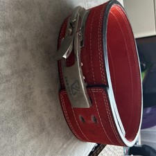 Euro Brit Powerlifting Belt for Weight Lifting, Adjustable Lever Buckle Genuine