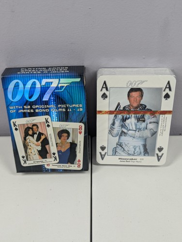 007 playing cards - playing, with