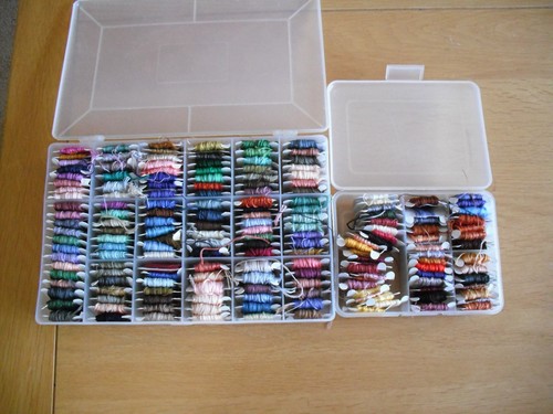 Boxes cross stitch - ,