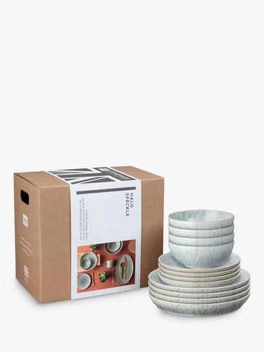 Denby halo speckle - speckle, 12-piece