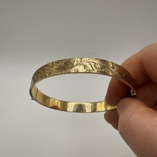 9ct Rolled Gold Engraved