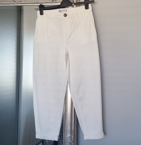 Zara creamy white chino - zara, creamy/white