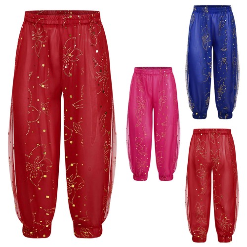 Girls harem pants chiffon - uk,