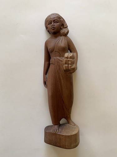 Art deco carved wooden - art,