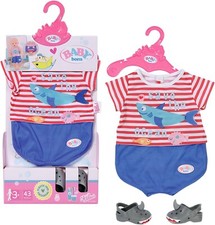 BABY born Bath Pyjamas with Shoes Blue