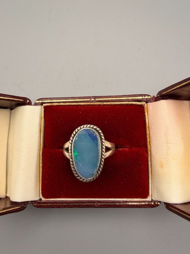Vintage sterling silver opal - vintage,