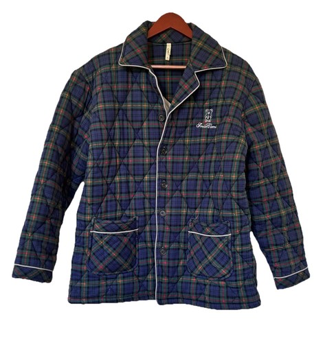 Quilted plaid women jacket - quilted,