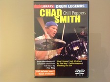 LICK LIBRARY DRUM LEGENDS - CHAD SMITH CHILI PEPPERS DVD - RARE - VERY GOOD