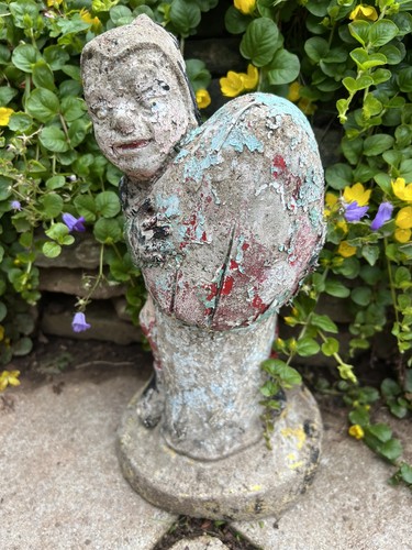 Vintage garden gnome - garden, gnome.