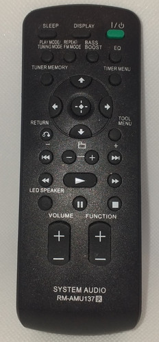 New replace amu137 remote - replace,