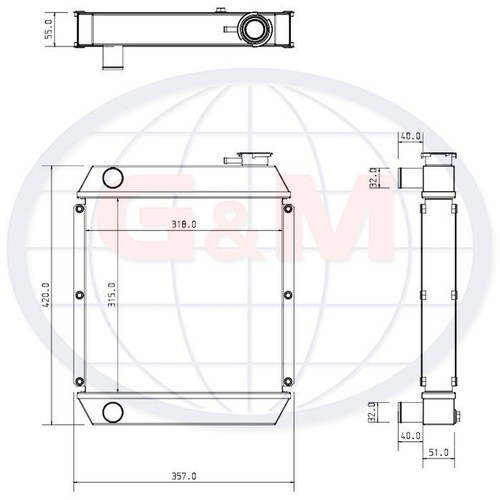 Radiator for case - radiator,