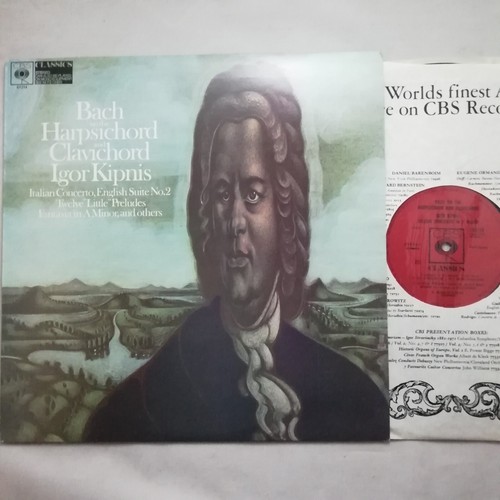 Cbs 61214 bach - cbs, lp