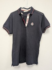 Moncler Blue Short Sleeve Polo