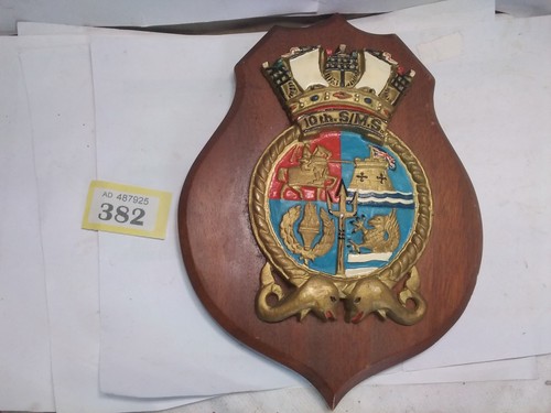 Military 10th s shield - s/m.s,